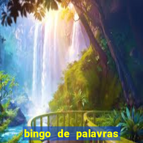 bingo de palavras cha de bebe